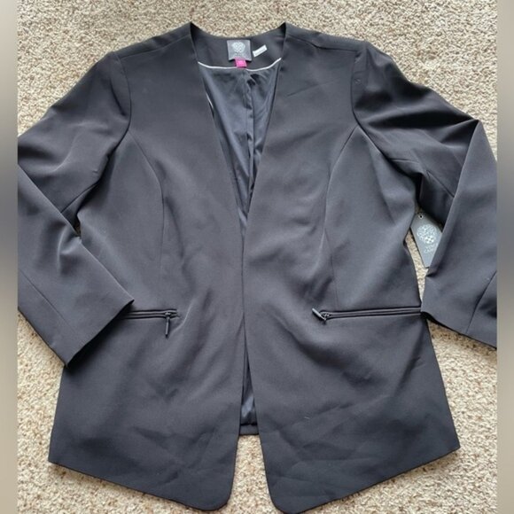 Vince Camuto black blazer size 14w - Picture 1 of 5